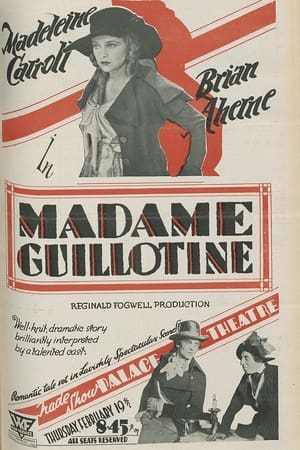 Poster Madame Guillotine 1931