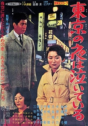 Poster 東京の夜は泣いている (1961)