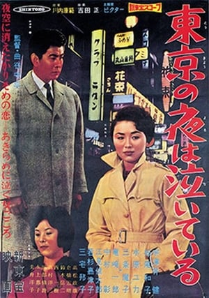 Poster 東京の夜は泣いている 1961