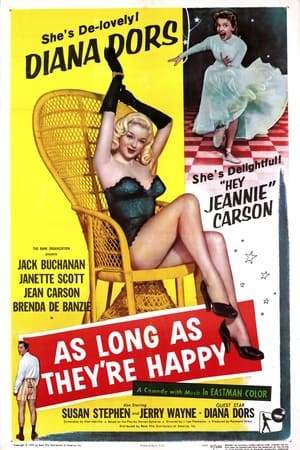 Poster As Long as They're Happy (1955)