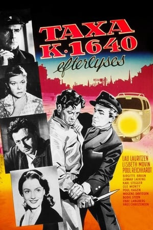 Poster Taxa K-1640 efterlyses (1956)