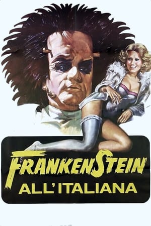 Poster Frankenstein a la italiana 1975