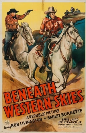 Poster Beneath Western Skies 1944