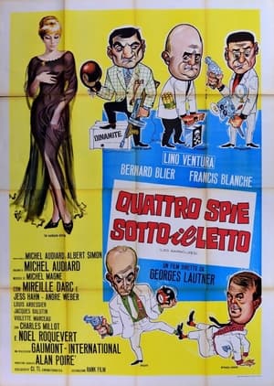 Poster Quattro spie sotto il letto 1964