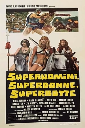 Poster Superuomini, superdonne, superbotte 1974