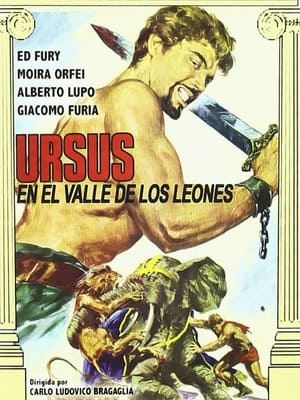 Poster Ursus en el valle de los leones 1961
