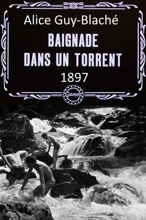 Poster Bathing in a Stream 1897