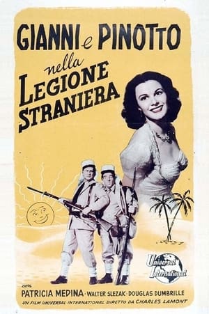 Poster di Gianni e Pinotto alla legione straniera
