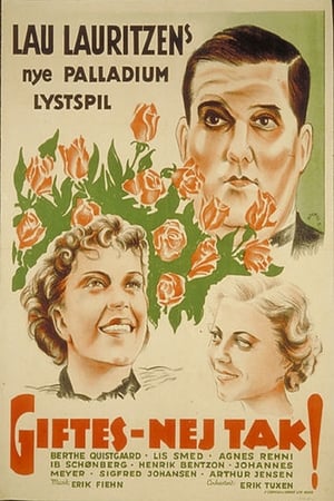 Poster Giftes - nej tak! (1936)