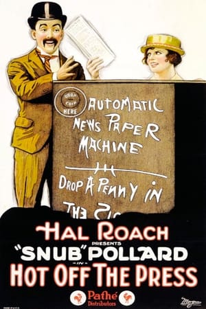 Poster Hot Off the Press (1922)