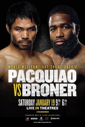 Pacquiao vs. Broner poster