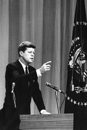 Poster Thank You, Mr. President: The Press Conferences of JFK 1983
