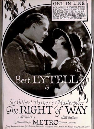 Poster The Right of Way (1920)