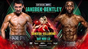 Janibek Alimkhanuly vs. Denzel Bentley backdrop
