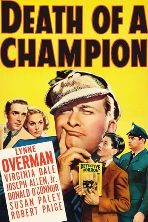 Poster Death of a Champion 1939