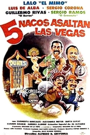 Poster Cinco nacos asaltan Las Vegas 1987