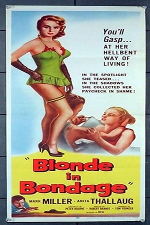 Poster Blonde in Bondage 1957