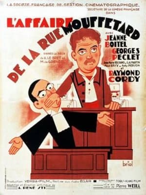 Poster The Mouffetard Street case (1932)