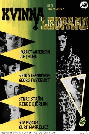 Kvinna i leopard poster