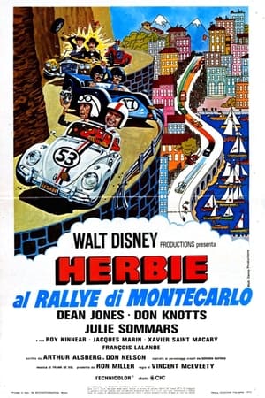Poster Herbie al rally di Montecarlo 1977