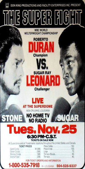 Roberto Duran vs. Sugar Ray Leonard II 2