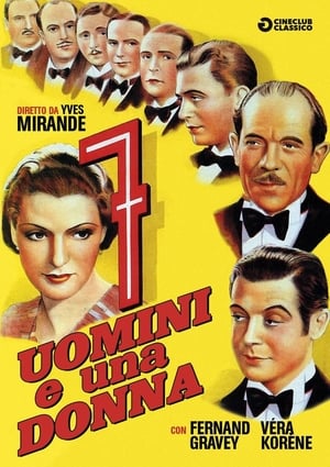 Poster Sept hommes, une femme 1936