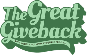 The Great Giveback with Melissa McCarthy and Jenna Perusich — Logos 1