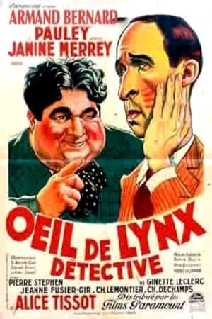 Poster Œil de lynx, détective 1936