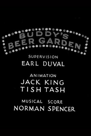 Poster Buddy's Beer Garden 1933