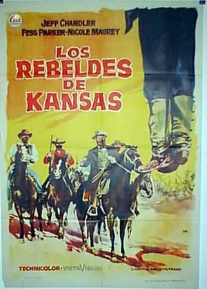 Poster Los rebeldes de Kansas 1959