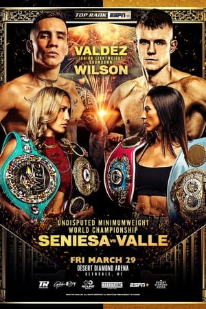 Poster Oscar Valdez vs. Liam Wilson 2024