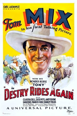 Destry Rides Again poster