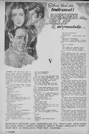 Poster Bertjinta dalam Gelap (1971)