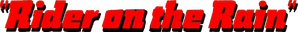 O Passageiro da Chuva — Logos 7