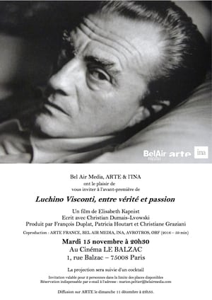 Luchino Visconti, entre vérité et passion 2016