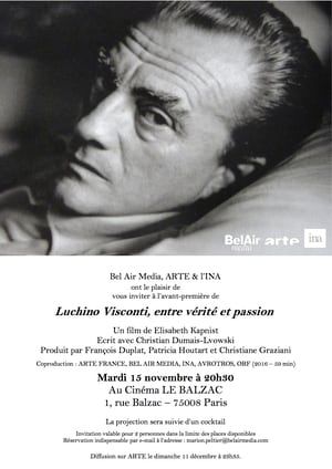 Poster Luchino Visconti, vom Film besessen 2016