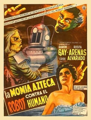 Poster La momie aztèque contre le robot 1958