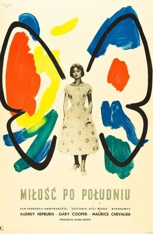 Poster Miłość po południu 1957