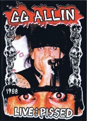 Poster GG Allin: Live and Pissed 1995