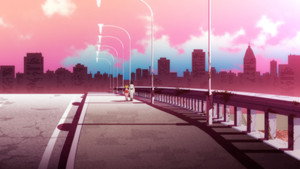 Kabukimonogatari backdrop