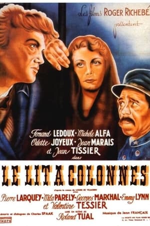 Poster Le Lit à colonnes 1942