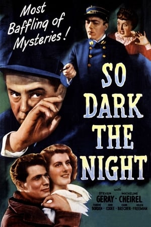 So Dark the Night poster