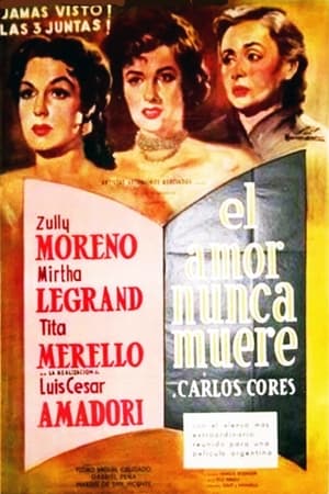 Poster Love Never Dies (1955)