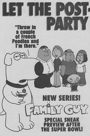 poster Family Guy - Season 3 Episode 2 : Brian Does Hollywood (2)