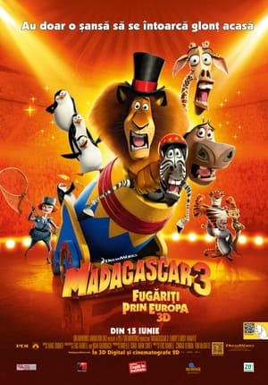 Poster Madagascar 3: Fugăriți prin Europa 2012