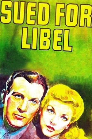 Poster Sued for Libel 1939