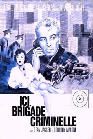 Poster Ici brigade criminelle 1954