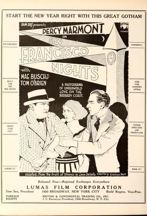 Poster San Francisco Nights 1928