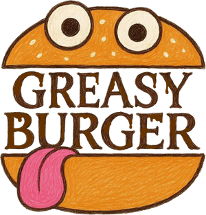 Greasy Burger — Logos 1