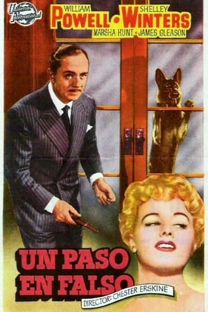 Poster Un paso en falso 1949